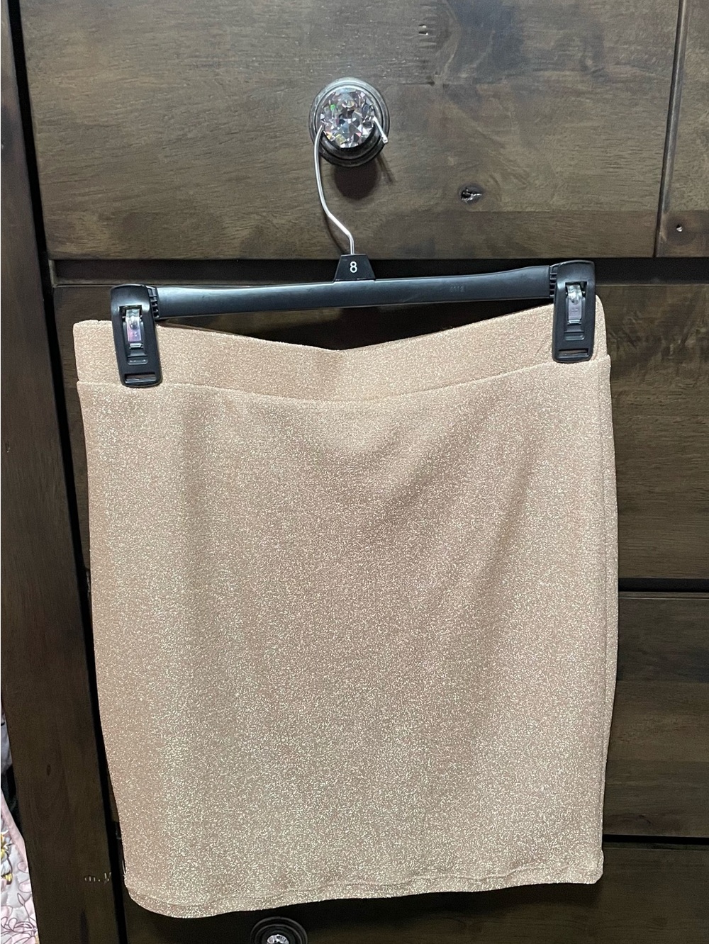 Shimmering Pencil Skirt